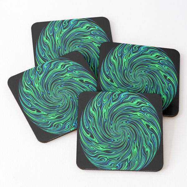 Item preview, Pulse in Blue and Green designed and sold by emmanuelsilve.