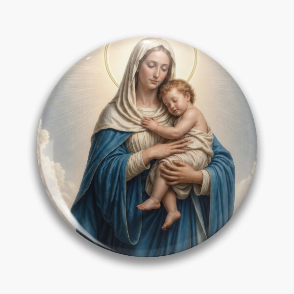 Item preview, Queen of Heaven — Madonna and Child designed and sold by Kutji.Sacred.Art.