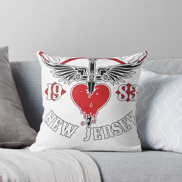 Item preview, Bon Jovi Winged Dagger Heart â€“ 40th Anniversary Tribute designed and sold by MythosBotany.