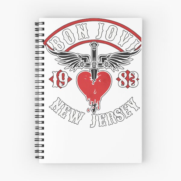 Item preview, Bon Jovi Winged Dagger Heart â€“ 40th Anniversary Tribute designed and sold by MythosBotany.