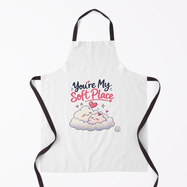 Item preview, You’re My Soft Place – Cute Romantic Cloud Couple Love Design designed and sold by Lovestickerco.