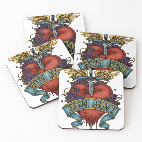 Item preview, Floral Logo Bon Jovi designed and sold by MythosBotany.