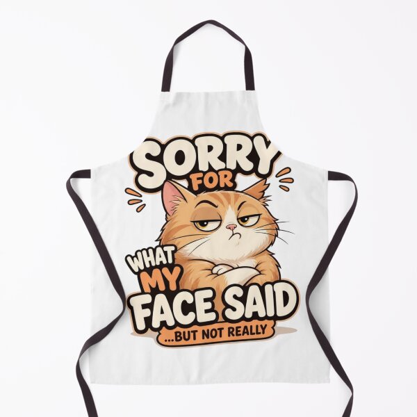 Item preview, Sorry for What My Face Said But Not Really – Funny Sarcastic Quote designed and sold by Cool Tee World .