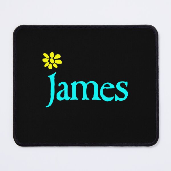 Item preview, James Cyan Text With Yellow Flower designed and sold by DripLoot.