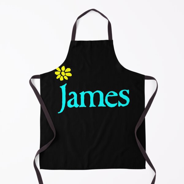 Item preview, James Cyan Text With Yellow Flower designed and sold by DripLoot.