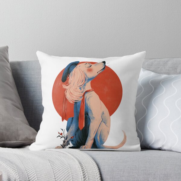 Item preview, Chic Dog in a Beret and Tie – Frenchie Artist Illustration designed and sold by ROD.