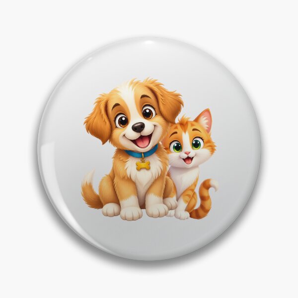 Item preview, Cute Dog & Cat Best Friends designed and sold by naragon4289.