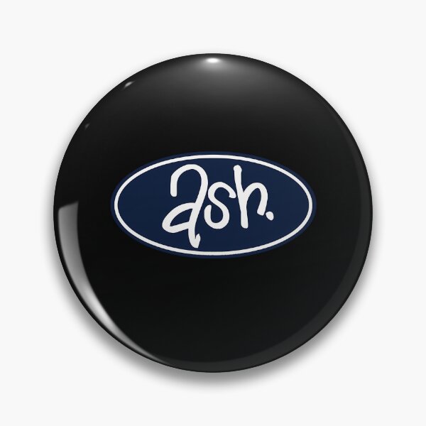 Artikelvorschau, Ash White Script in Blue Oval entworfen und verkauft von DripLoot.