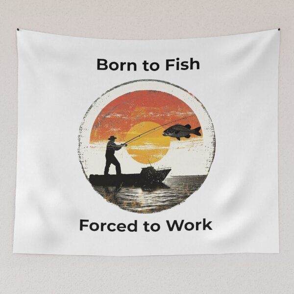Item preview, Vintage Retro Fishing Sunset Bass Fisherman Gift T-Shirt designed and sold by TrendyGalaxy.