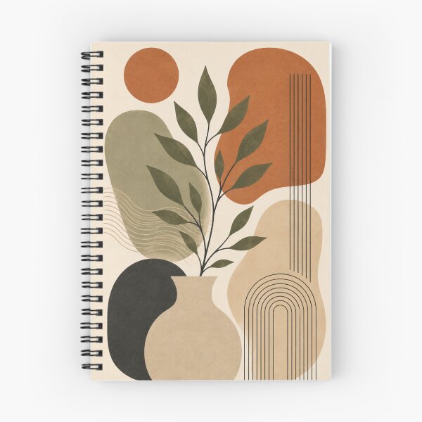 Item preview, Earthy Botanical Shapes Composition designed and sold by Zaramodo.
