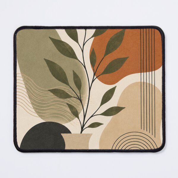 Item preview, Earthy Botanical Shapes Composition designed and sold by Zaramodo.