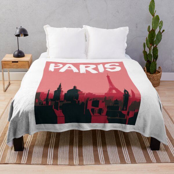 Item preview, Paris Skyline, Vintage Eiffel Tower Wall Art designed and sold by MarkedArtPrints.