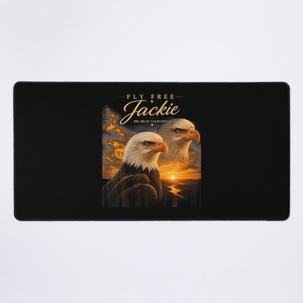 Item preview, Fly Free Jackie Bald Eagle Memorial Tribute designed and sold by Amerakstore.