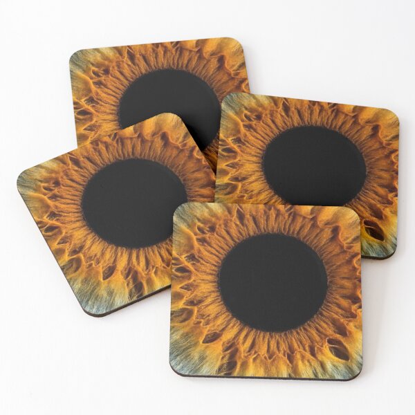 Item preview, Human Iris Macro Photography Amber Gold and Hazel Eye Close Up designed and sold by LYAN-STORE.