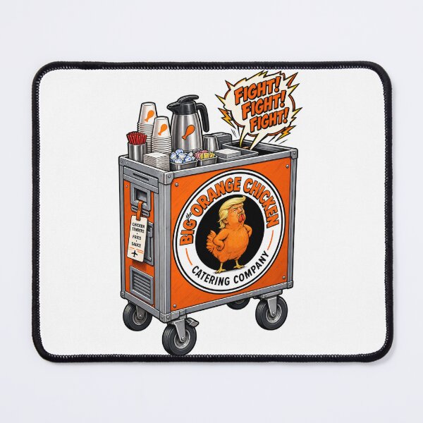 Item preview, Big Orange Chicken Catering Cart designed and sold by Cut & Paste Productions.