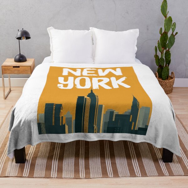 Item preview, New York Skyline, Vintage Empire State Wall Art designed and sold by MarkedArtPrints.