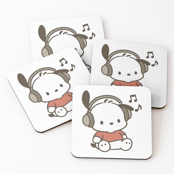 Item preview, pochacco listening to music - fan art designed and sold by HeatherLynn35.