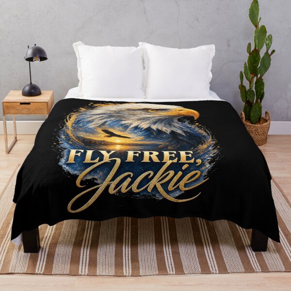 Item preview, Fly Free Jackie Big Bear Eagle Memorial designed and sold by Amerakstore.