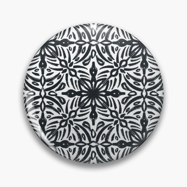 Item preview, Elegant Black Geometric Floral Vector designed and sold by EWIKA By Ekawit.
