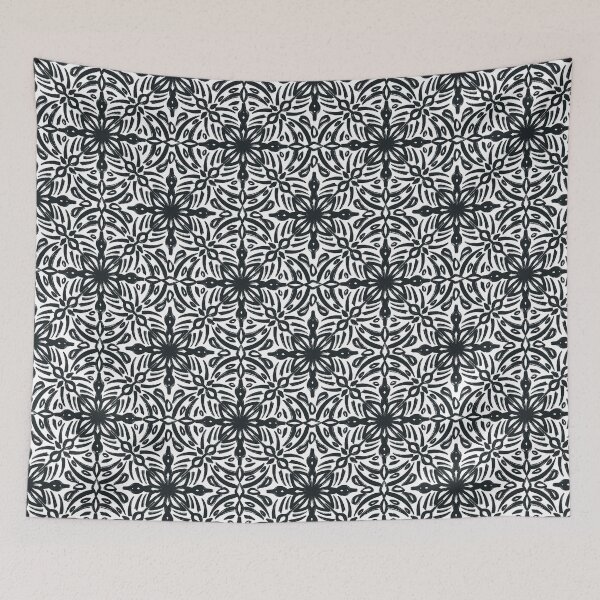 Item preview, Elegant Black Geometric Floral Vector designed and sold by EWIKA By Ekawit.