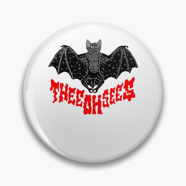 Item preview, Detailed Outline Of A Flying Bat With Red Typography Below designed and sold by KORARU-co.