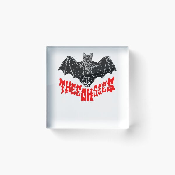 Item preview, Detailed Outline Of A Flying Bat With Red Typography Below designed and sold by KORARU-co.