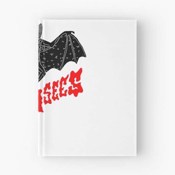 Item preview, Detailed Outline Of A Flying Bat With Red Typography Below designed and sold by KORARU-co.