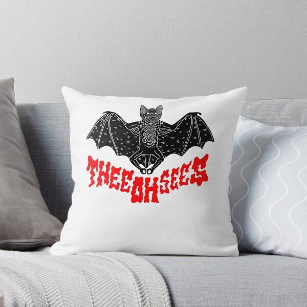 Item preview, Detailed Outline Of A Flying Bat With Red Typography Below designed and sold by KORARU-co.
