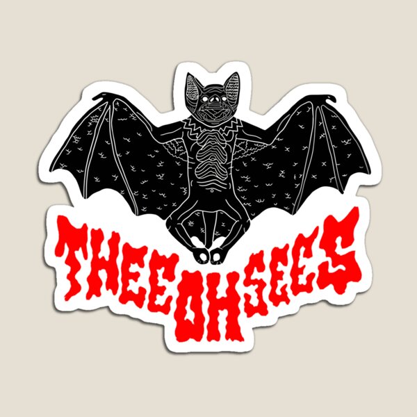 Item preview, Detailed Outline Of A Flying Bat With Red Typography Below designed and sold by KORARU-co.