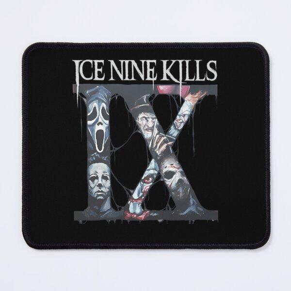 Item preview, Roman Numeral Nine Filled With Horror Movie Villains Portrait designed and sold by KORARU-co.