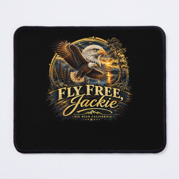 Item preview, Fly Free Jackie Big Bear Bald Eagle Tribute designed and sold by HaytamShop.