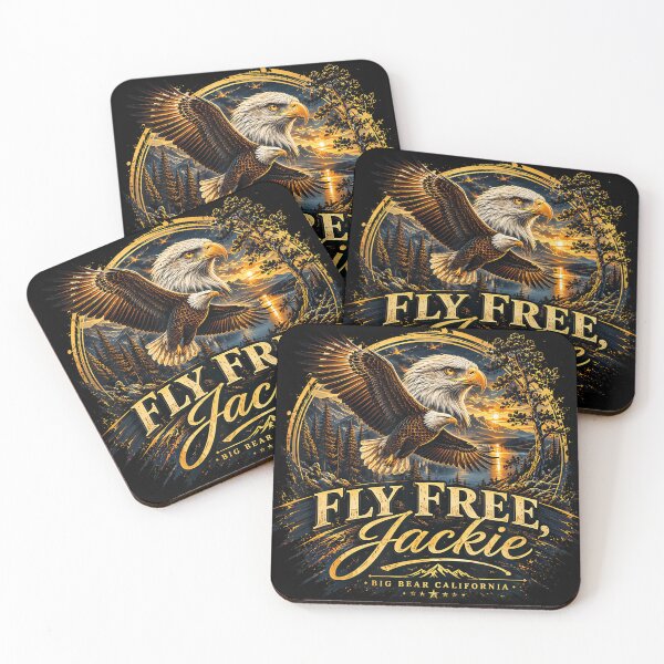 Item preview, Fly Free Jackie Big Bear Bald Eagle Tribute designed and sold by HaytamShop.