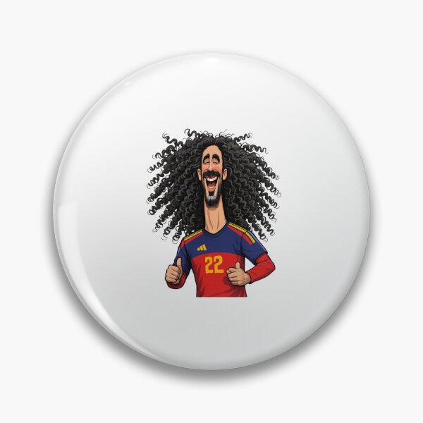 Item preview, marc cucurella spain national football team no 22 caricature designed and sold by GmirkinEric1.