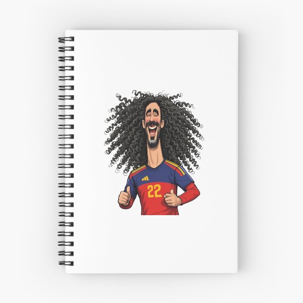 Item preview, marc cucurella spain national football team no 22 caricature designed and sold by GmirkinEric1.