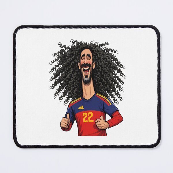 Item preview, marc cucurella spain national football team no 22 caricature designed and sold by GmirkinEric1.