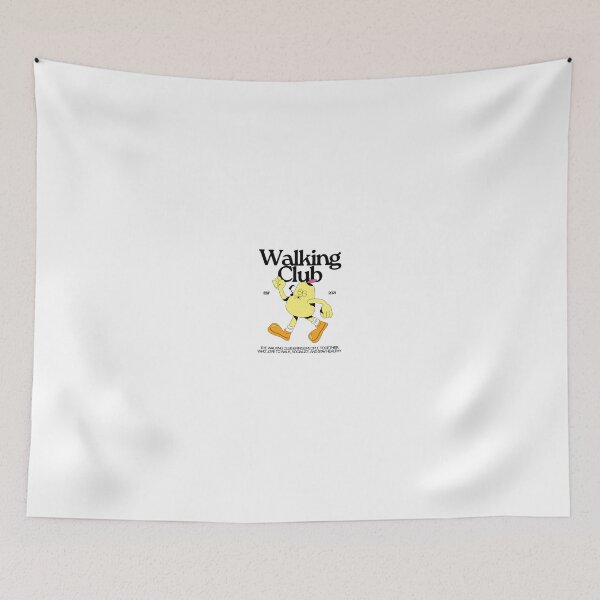 Item preview, Yellow and Orange Illustrated Walking Club T-Shirt designed and sold by SVSocialH.