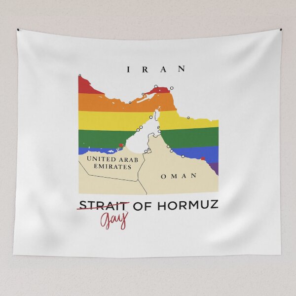 Item preview, Iran Gay Of Hormuz designed and sold by DrawMotion.