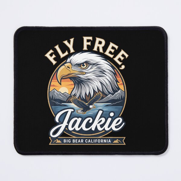 Item preview, Fly Free Jackie Big Bear Bald Eagle Tribute designed and sold by HaytamShop.
