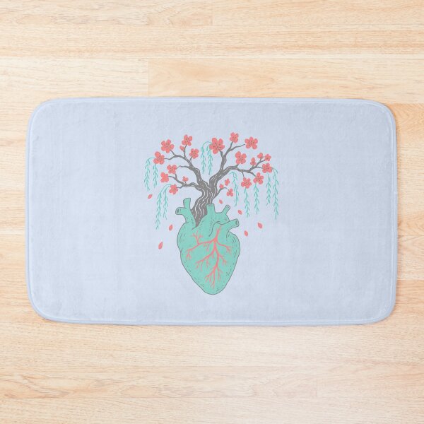Item preview, Anatomical Heart Blooming Tree Cherry Blossom Floral Artwork designed and sold by Studio Bootleg.