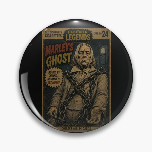 Item preview, Marley's Ghost - Halloween Trading Cards designed and sold by halibutgoatramb.