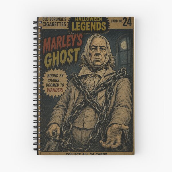 Item preview, Marley's Ghost - Halloween Trading Cards designed and sold by halibutgoatramb.