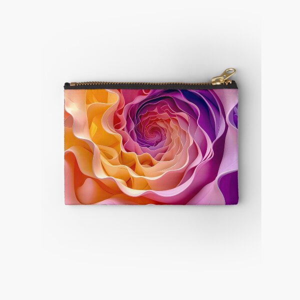 Item preview, Colorful Floral Spiral in Purple Pink and Yellow designed and sold by Vicky Brago-Mitchell®.