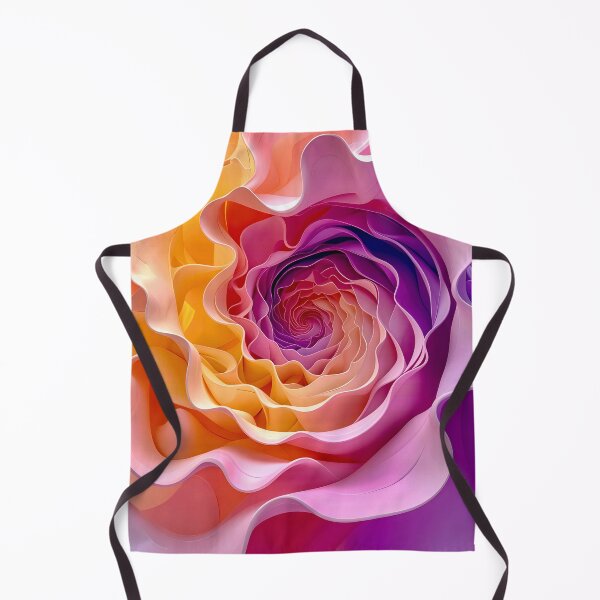 Item preview, Colorful Floral Spiral in Purple Pink and Yellow designed and sold by Vicky Brago-Mitchell®.