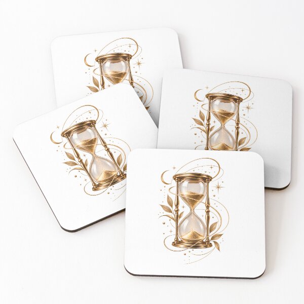 Item preview, Golden Hourglass | Elegant Time & Eternity Celestial Design designed and sold by CalmMandala.