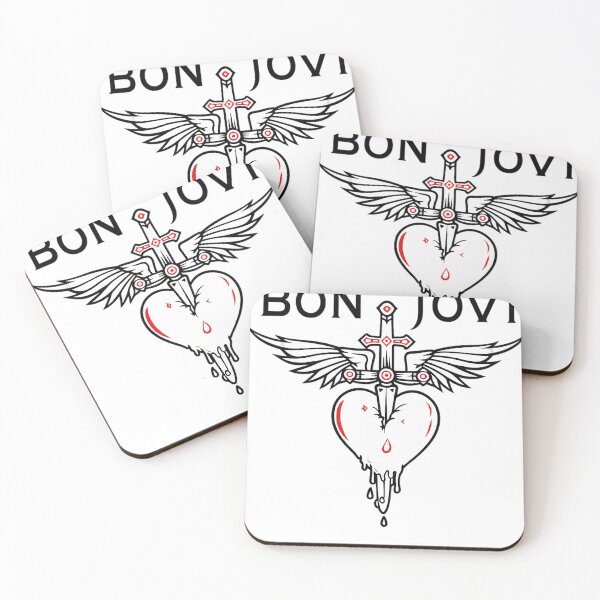 Item preview, Bon Jovi Winged Dagger Heart designed and sold by wildliferealism.