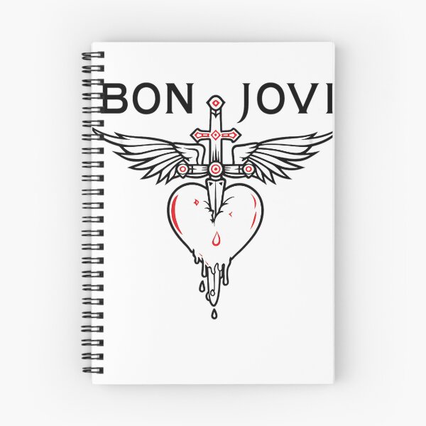 Item preview, Bon Jovi Winged Dagger Heart designed and sold by wildliferealism.