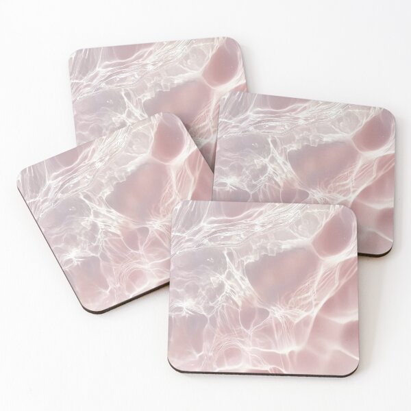 Item preview, Pink Water Ripple Reflections Sunlight Soft Pastel Fluid Texture Background designed and sold by LYAN-STORE.