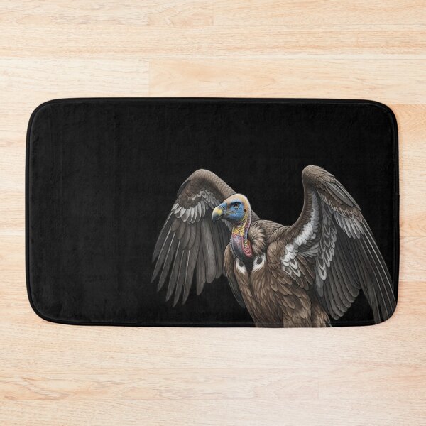 Item preview, C is for Cinereous Vulture,Cinereous Vulture Illustration – designed and sold by DeBrainstore.
