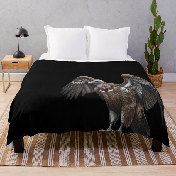 Item preview, C is for Cinereous Vulture,Cinereous Vulture Illustration – designed and sold by DeBrainstore.