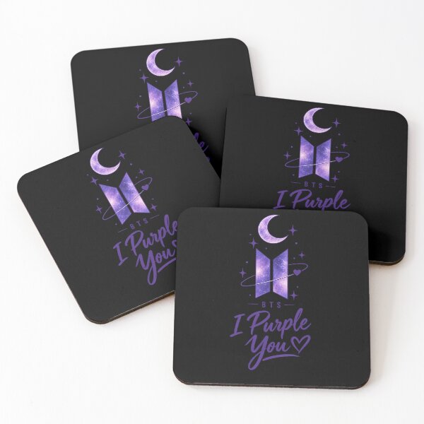 Item preview, I Purple You Galaxy Celestial K Pop Fan Aesthetic Art designed and sold by Shakhbata-1.
